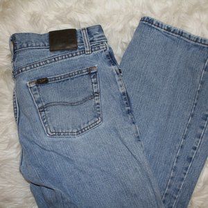 Vintage Lee's 31x30 Straight Boyfriend Jeans Light Wash High Waisted
